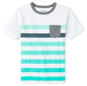 Boys Striped Pocket Top1